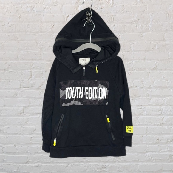 Zara Other - Zara Convertible Hood 'Youth Edition' Hoodie